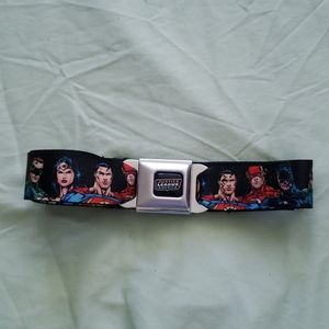 Justice League Airplane Buckle Belt